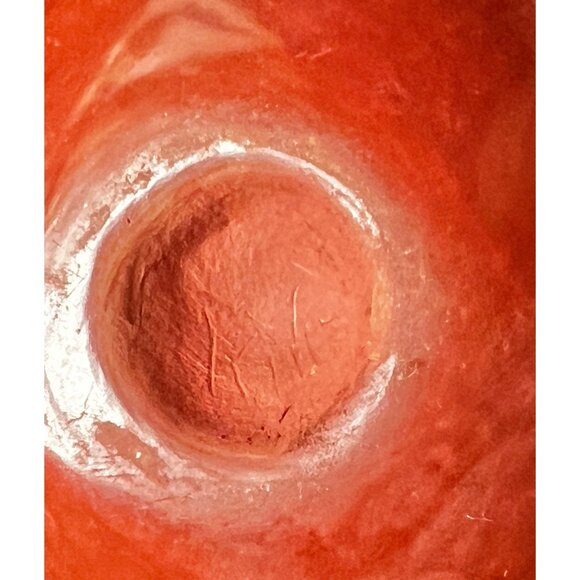 Kathy Gutierrez Handcrafted Red Clay Pottery Vase Tan Santa Clara - Picture 5 of 10